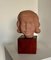 Albert André Aebly, Portrait of a Young Girl, 1940s, Ceramic on Wood Base 8