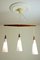 Lustre Trompette à 3 Lumières par Fog & Mørup pour Holmegaard, Denmark 1960s 7