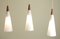 Lustre Trompette à 3 Lumières par Fog & Mørup pour Holmegaard, Denmark 1960s 6