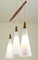 Lustre Trompette à 3 Lumières par Fog & Mørup pour Holmegaard, Denmark 1960s 4