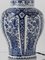 Boch Frères Delft Blue Ceramic Table Lamps, New Navy Shades, Set of 2, Image 8
