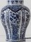 Boch Frères Delft Blue Ceramic Table Lamps, New Navy Shades, Set of 2, Image 4