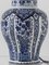 Boch Frères Delft Blue Ceramic Table Lamps, New Navy Shades, Set of 2, Image 10