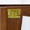Sideboard aus Holz mit Messingspitzen & farbigem Glas & Tischplatte aus Kristallglas von Consorzio Esposizione Mobili Cantù, 1960er 20