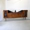 Sideboard aus Holz mit Messingspitzen & farbigem Glas & Tischplatte aus Kristallglas von Consorzio Esposizione Mobili Cantù, 1960er 19