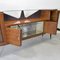 Sideboard aus Holz mit Messingspitzen & farbigem Glas & Tischplatte aus Kristallglas von Consorzio Esposizione Mobili Cantù, 1960er 6