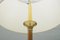 Große skandinavische Stehlampe aus Teak & Messing, 1960er 11