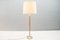 Large Scandinavian Teak & Brass Floor Lamp, 1960s 2