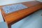 Danish Rosewood and Blue Mosaic Ceramic Tile Coffee Table, 1960s 6