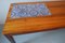 Danish Rosewood and Blue Mosaic Ceramic Tile Coffee Table, 1960s 12