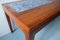 Danish Rosewood and Blue Mosaic Ceramic Tile Coffee Table, 1960s 8