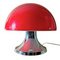 Vintage Valencia Lampe in Rot & Chrom, 1970er 2