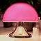 Vintage Valencia Lampe in Rot & Chrom, 1970er 1