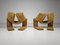 Set of Vintage Zen Lounge Chairs in Camel Teddy Fabric by Kwok Hoi Chan for Steiner, 1970s 5