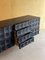 Brutalist Credenza in Black Stained Oak by J. Batenburg for Mi Belgium 5