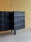 Brutalist Credenza in Black Stained Oak by J. Batenburg for Mi Belgium 11