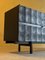 Brutalist Credenza in Black Stained Oak by J. Batenburg for Mi Belgium 12