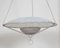 Metal and Glass Pendant Lamp, 1960s, Image 4