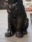 Schwarzer Panther aus Keramik in Terrakotta, 1950er 6