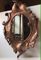 French Art Nouveau Wall Mirror in Solid Copper, Image 2