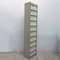 Vintage Industrial Metal Shelf with 10 Compartments 2