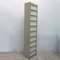 Vintage Industrial Metal Shelf with 10 Compartments, Image 2