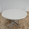 Space Age White Round Table attributed to Anna Castelli Ferrieri for Anonima Castelli, 1960s 8