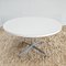 Space Age White Round Table attributed to Anna Castelli Ferrieri for Anonima Castelli, 1960s 3