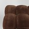 Modularer Camaleonda Ottoman aus Braunem Cord Mario Bellini für B&B Italia, 1970er 9