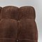 Camaleonda Modular Ottoman in Brown Corduroy Mario Bellini for B&B Italia, 1970s 7