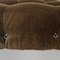Camaleonda Modular Ottoman in Brown Corduroy Mario Bellini for B&B Italia, 1970s 5