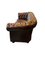 Vintage Chesterfield Brown Leather Sofa and Armchair Set, Set of 3 12