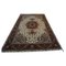 Vintage Tabriz Rug with Silk, 1980s, Image 1