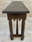 Early 20th Century Spanish Carved Walnut Console Table with Turned Legs, 1920s 4