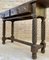 Early 20th Century Spanish Carved Walnut Console Table with Turned Legs, 1920s 3