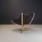 Sillón Falcon de cuero marrón de Sigurd Ressell para Vatne Møbler, Imagen 4