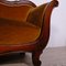 19th Century Louis Philippe Boat-Shaped Sofa in Walnut and Velvet 18