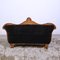 Louis Philippe Bootsförmiges Sofa aus Nussholz & Samt, 19. Jh. 12