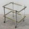 Vintage Italian Drinks Trolley in Brass & Chrome 1