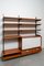 Wall Shelving Unit in Pine, 1950s 3