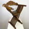 Antique Savonarola Chair in Carved Wood 2