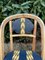 Chairs in Rattan and Satin Fibers from Maison Drucker, Set of 6, Image 3