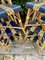 Chairs in Rattan and Satin Fibers from Maison Drucker, Set of 6, Image 8
