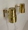 Brass Wall Lights by Hans-Agne Jakobsson, 1960s, Set of 2 10