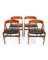 Chaises de Salon par Henning Kjaernulf pour Boltings Stolefabrik, 1960s, Set de 4 2