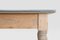 Rustikaler französischer Esstisch aus Kiefernholz mit Zinkplatte, 1850er 2