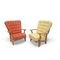 Set of Vintage Oak Armchairs by Guillerme & Chambron for Votre Maison 3