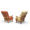 Set of Vintage Oak Armchairs by Guillerme & Chambron for Votre Maison 4