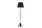 Danish Floor Lamp in New Black Shade, 1930s 1