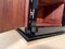 Art Deco Sideboard in Black Lacquer with Marble, 1930 16